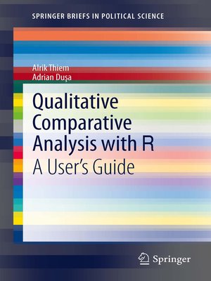 cover image of Qualitative Comparative Analysis with R